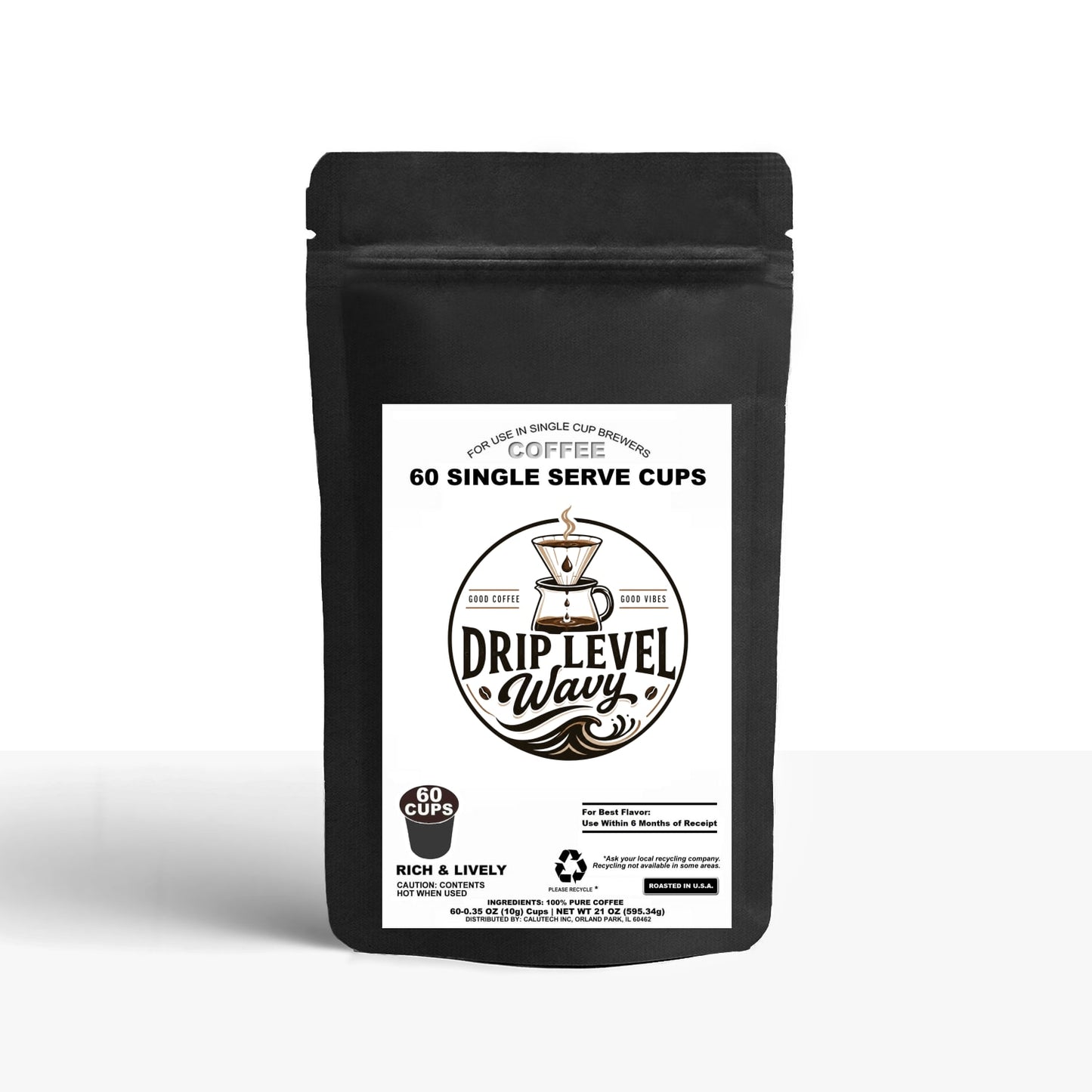 60 Pack Single Serve Coffee Capsules